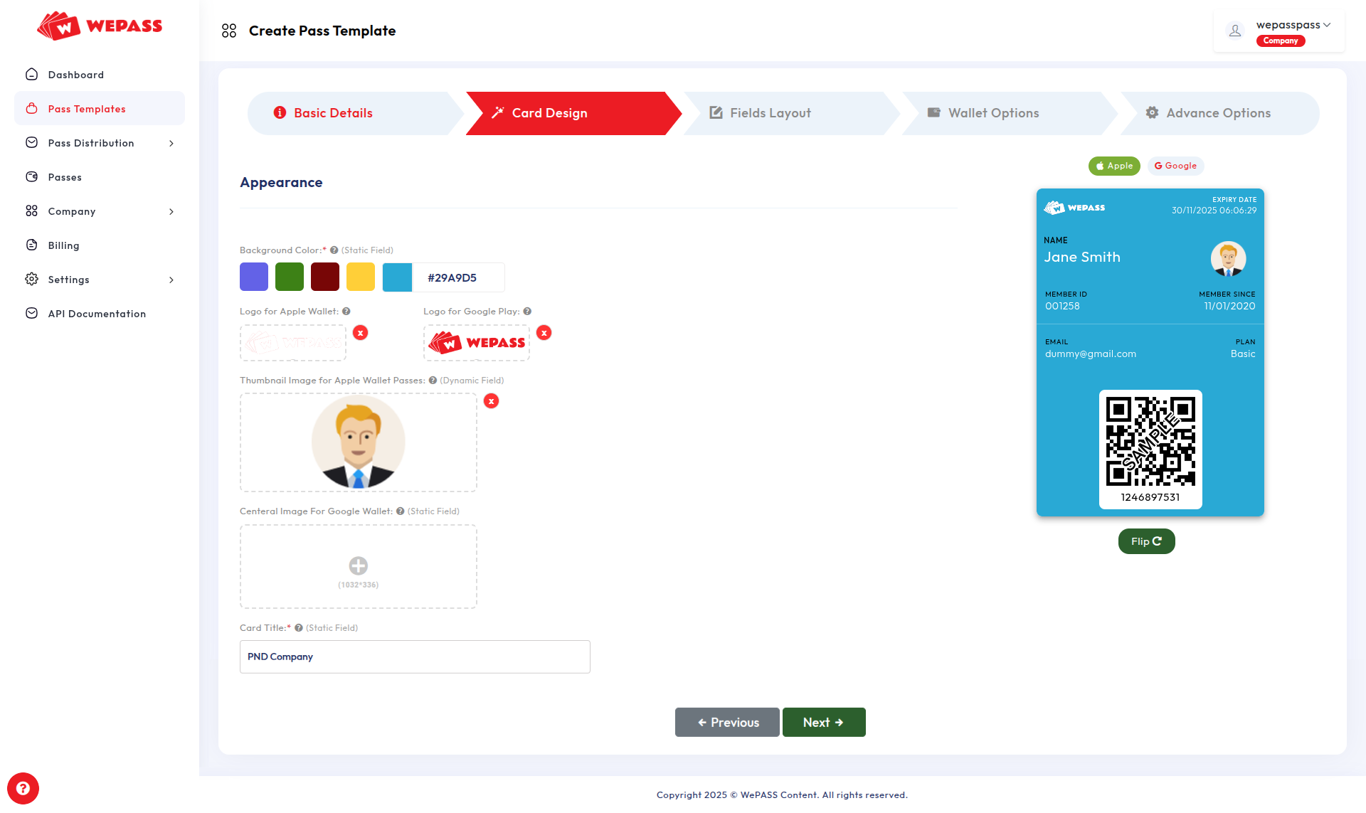Create Membership Card